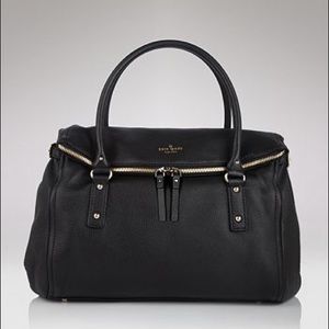 KATE SPADE COBBLE LEATHER SHOULDER BAG